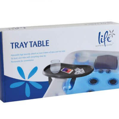Spa tray table