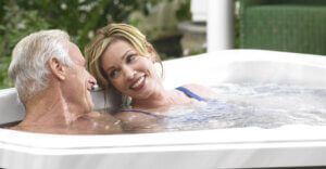 Aventine Hot Tub with Couple